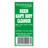 Patanjali Neem Kanti Body Cleanser Pack of 4 180 g