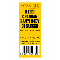 Patanjali Haldi Chandan Kanti Body Cleanser Pack of 4 180 g