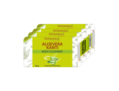 Patanjali Aloevera Kanti Body Cleanser Pack of 4 180 g