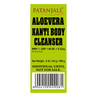 Patanjali Aloevera Kanti Body Cleanser Pack of 4 180 g