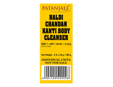 Haldi Chandan Kanti Body Cleanser 4x1 45gm 180 g