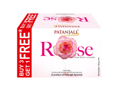 Patanjali Rose Body Cleanser 125g C.o. B3g1 Free 375 g