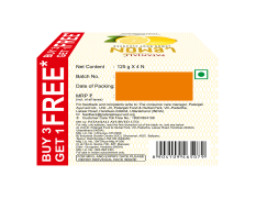 Patanjali Lemon Body Cleanser 125g C.o. B3G1 Free 375 g