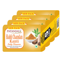 Patanjali Haldi Chandan Kanti Body Cleanser 4x1 75 G 75 g