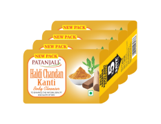 Patanjali Haldi Chandan Kanti Body Cleanser 4x1 75 G 75 g