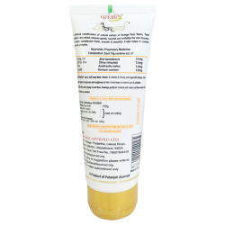 Patanjali Saundarya Face Wash Aloevera Neem Tulsi Orange Peel 100 g