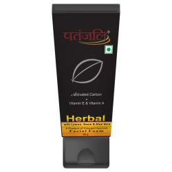 Patanjali Activated Carbon Facial Foam 60 g