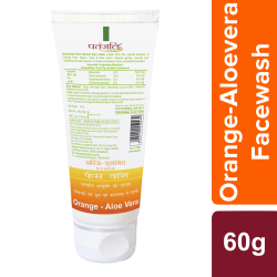Patanjali Orange Aloevera Face Wash 60 g