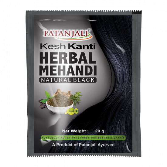 Patanjali Kesh Kanti Herbal Mehandi Natural Black 20 g