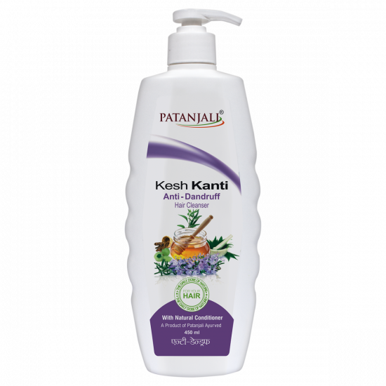 Patanjali Kesh Kanti Anti Dandruff Hair Cleanser 450 ml