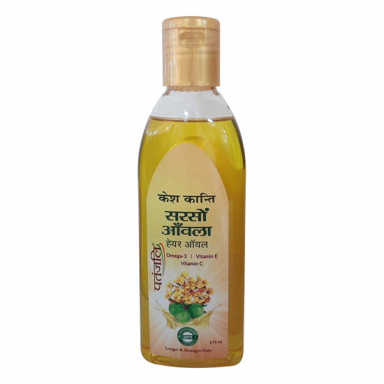 Patanjali Kesh Kanti Sarson Amla Hair Oil 175 ml