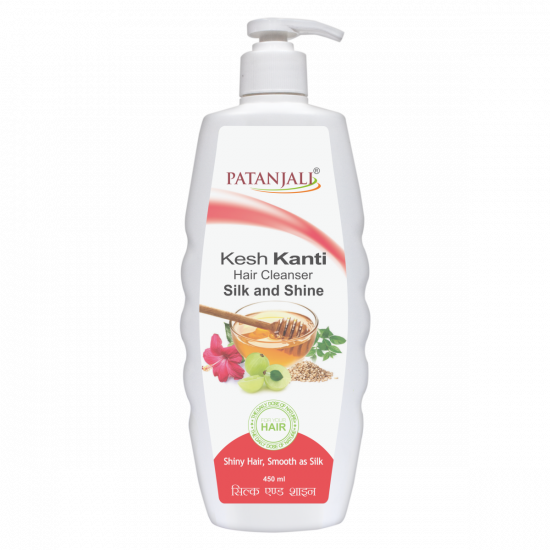 Patanjali Kesh Kanti Hair Cleanser Silk Shine 450 ml