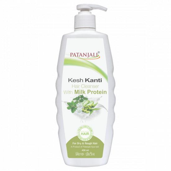 Patanjali Kesh Kanti Milk Protein Hair Cleanser 450 ml