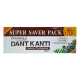 Patanjali Dant Kanti Natural Toothpaste Value Pack 800 g