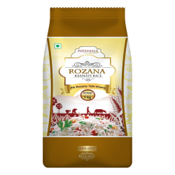 Patanjali Rozana Basmati Rice 1 kg - Premium Quality Long Grain Rice