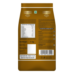 Patanjali Rozana Basmati Rice 1 kg - Premium Quality Long Grain Rice