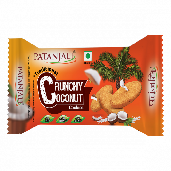 Patanjali Crunchy Coconut Cookies 40 g