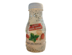 Litchi Basil Drink 200 g - Refreshing and Aromatic Beverage