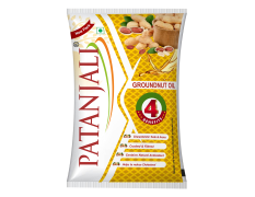 Patanjali Groundnut Oil Pouch 1 ltr