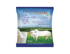 Patanjali Cow's Whole Milk Powder 200 g - Pure and Natural