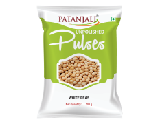 Patanjali Unpolished White Peas 500 g