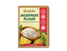 VedaLicious Premium Green Jackfruit Flour – Gluten-Free, High Fiber Superfood for Baking, Cooking, and Smoothies – 200g