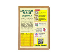 VedaLicious Premium Green Jackfruit Flour – Gluten-Free, High Fiber Superfood for Baking, Cooking, and Smoothies – 200g