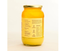 Isha Life Pure A2 Desi Cow Bilona Ghee 1 Litre | Made from Curd of Grass-Fed Desi Cows | Traditional Hand-Churned Ghee