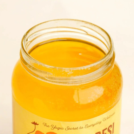 Isha Life Pure A2 Desi Cow Ghee 500ml | Traditional Bilona Ghee Made from Curd of Grass-Fed Desi Cows