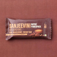 Isha Life Sanjeevini with Peanut Butter Energy Bar 40gm | Ayurvedic Superfood Snack | Natural Protein Bar for Energy & Vitality