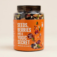 Isha Life Seeds, Berries & A Yogic Secret 600g | Superfood Mix with 11 Seeds, Berries & Nuts | Healthy Snack Inspired by Yogic Wisdom