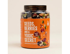 Isha Life Seeds, Berries & A Yogic Secret 600g | Superfood Mix with 11 Seeds, Berries & Nuts | Healthy Snack Inspired by Yogic Wisdom