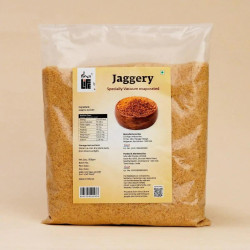Isha Life Pure & Natural Jaggery 500g | Traditional Indian Sweetener | Chemical Free, Iron Rich & Nutritious