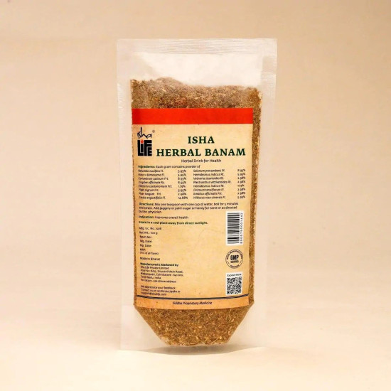 Isha Life Herbal Drink 100g | Ayurvedic Tea Alternative with 13 Herbs | Healthy & Rejuvenating Herbal Blend