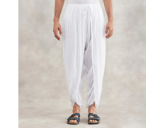 Isha Life Men’s Dhoti Pants (White) | 100% Organic Cotton Comfort Fit | Traditional Indian Panchakacham