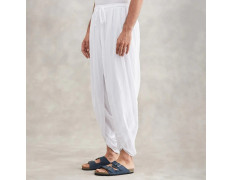 Isha Life Men’s Dhoti Pants (White) | 100% Organic Cotton Comfort Fit | Traditional Indian Panchakacham