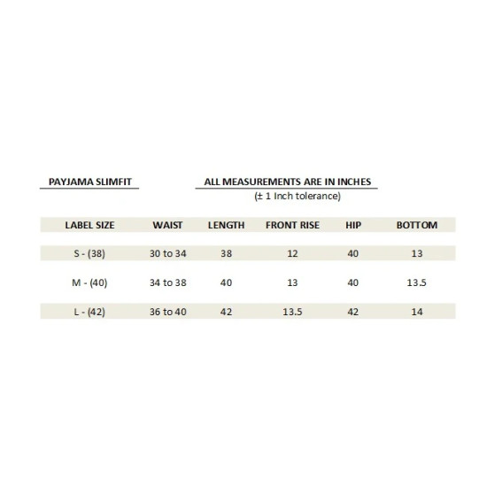 Vidyarthi Slimfit Stretchable Cotton Pyjama with Elastic & Drawstring Soft Breathable Fabric