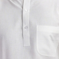 Vidyarthi White Handloom Cotton Full Sleeves Short Kurta for Men - Shop From India Get It Across The World Vidyarthi White Handloom Cotton Full Sleeves Short Kurta for Men - Shop From India Get It Across The World