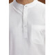 Vidyarthi White Handloom Cotton Full Sleeves Short Kurta for Men - Shop From India Get It Across The World Vidyarthi White Handloom Cotton Full Sleeves Short Kurta for Men - Shop From India Get It Across The World