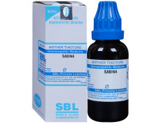 SBL Sabina Mother Tincture Q 30 ML | Homeopathic Remedy from India for Women’s Health