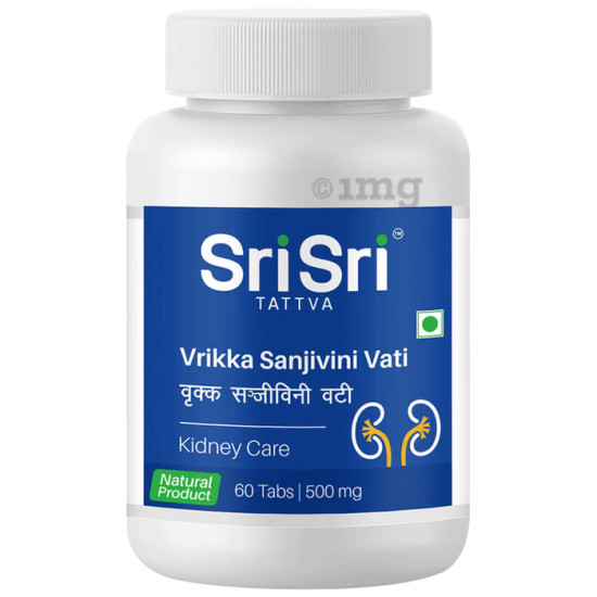 Sri Sri Tattva Vrikka Sanjivini Vati, 500mg 60 tablets Sri Sri Tattva Vrikka Sanjivini Vati, 500mg 60 tablets