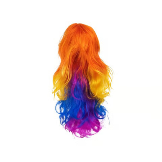 Festive Special Women’s Multicolour Party Wig | Cosplay & Festival Hair Wig – Bazaar5.com