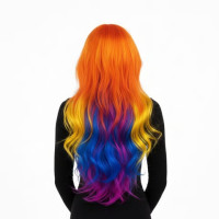 Festive Special Women’s Multicolour Party Wig | Cosplay & Festival Hair Wig – Bazaar5.com