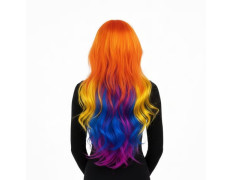 Festive Special Women’s Multicolour Party Wig | Cosplay & Festival Hair Wig – Bazaar5.com