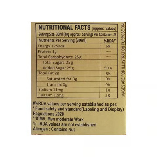 Hitkary Sandali Kesaria Thandai Syrup 700ml | Saffron Summer Drink Concentrate