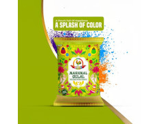 Makhmal Holi Gulal (Dark Green) by Cock 80Gm
