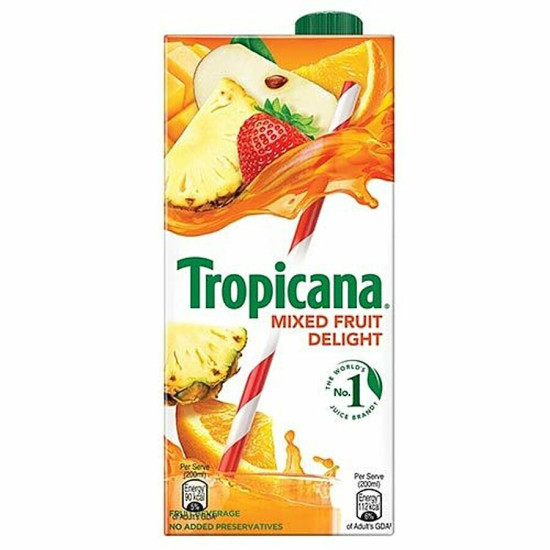 Tropicana Fruit Juice - Delight, Mixed Fruit 1 L