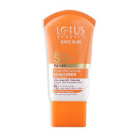 Lotus Herbals Safe Sun HydroActivated Sunscreen SPF 50+ PA+++ 50ml | Indian Sunscreen for Sale in USA – Bazaar5.com
