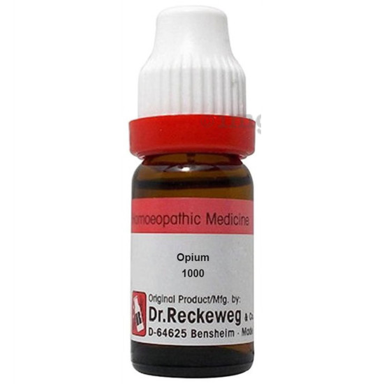 Dr. Reckeweg Opium Dilution 1000 CH 11ml | Homeopathic Liquid for Relaxation Support