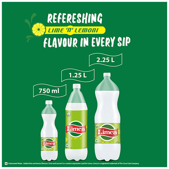 Limca Soft Drink - Lime & Lemon Flavoured 750 ml